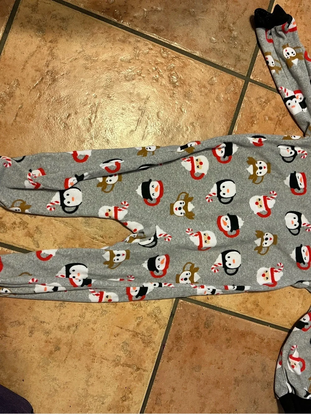 Carter's Christmas Mugs & Acorn Fleece Footed Sleepers (2)